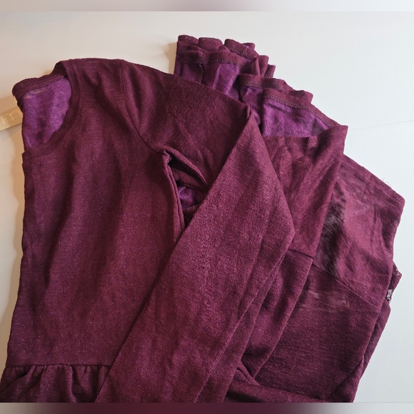 NWT Maurices S High-Low Tunic Top Burgundy Fall Casual Pretty 3003-Bp - Picture 10 of 10